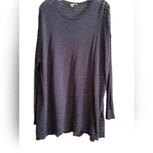 Like new lightweight Halogen slate gray sheer top. 2XL.
